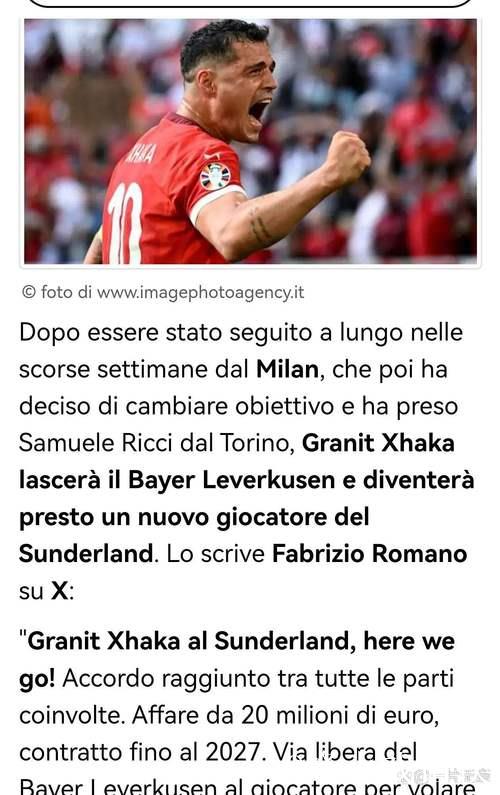 罗马诺丨米兰已获悉球员意愿